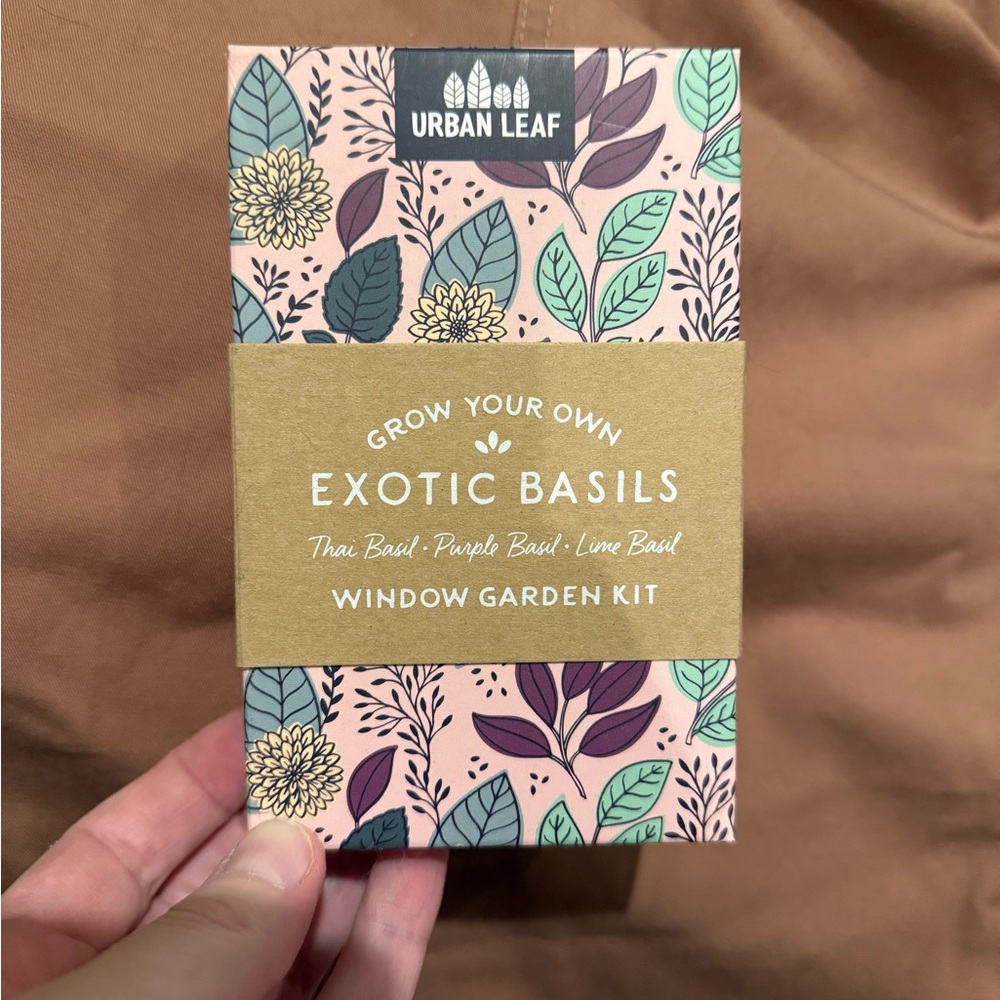 Urban Leaf Exotic Basils Window Garden Kit